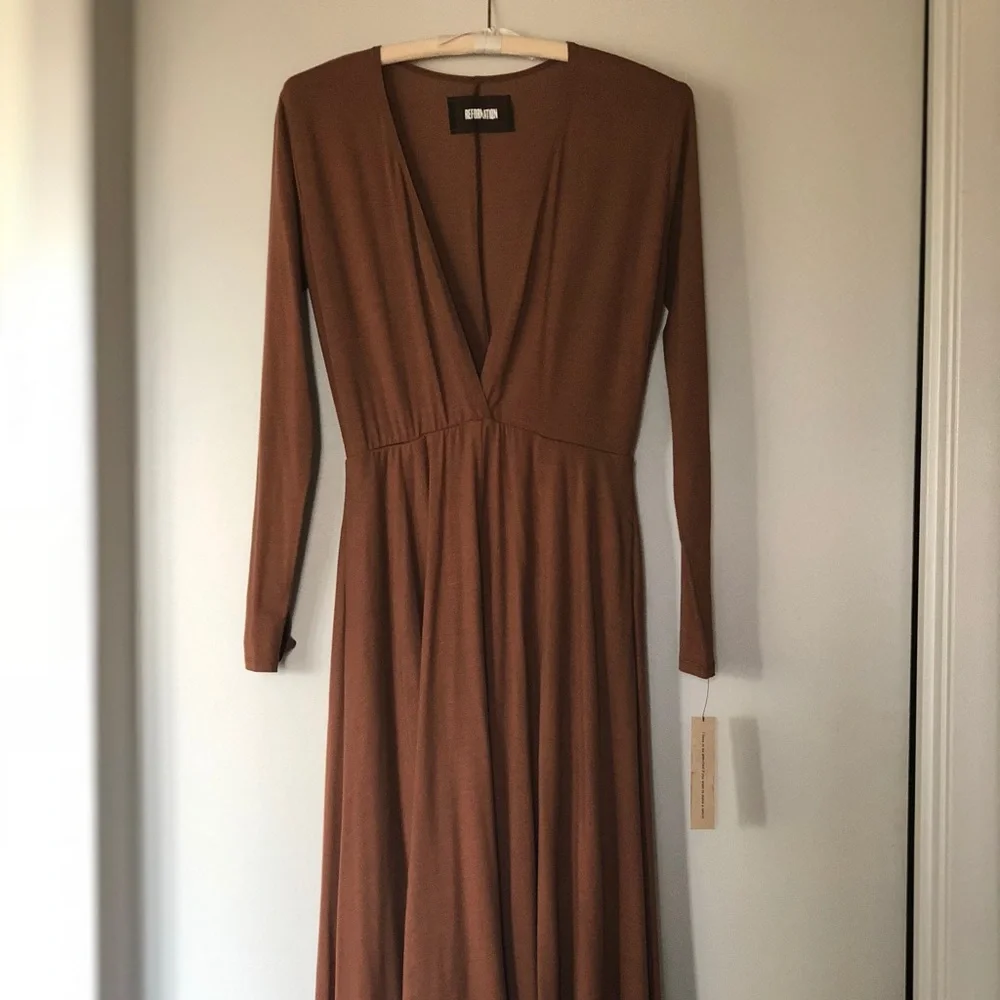 Reformation dress in Toffee NWT - Picture 3 of 6